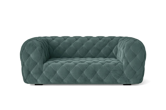 Lecce 2 Seater Sofa Teal Velvet