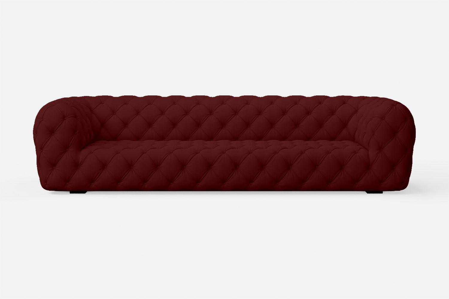 Lecce 3 Seater Sofa Red Leather