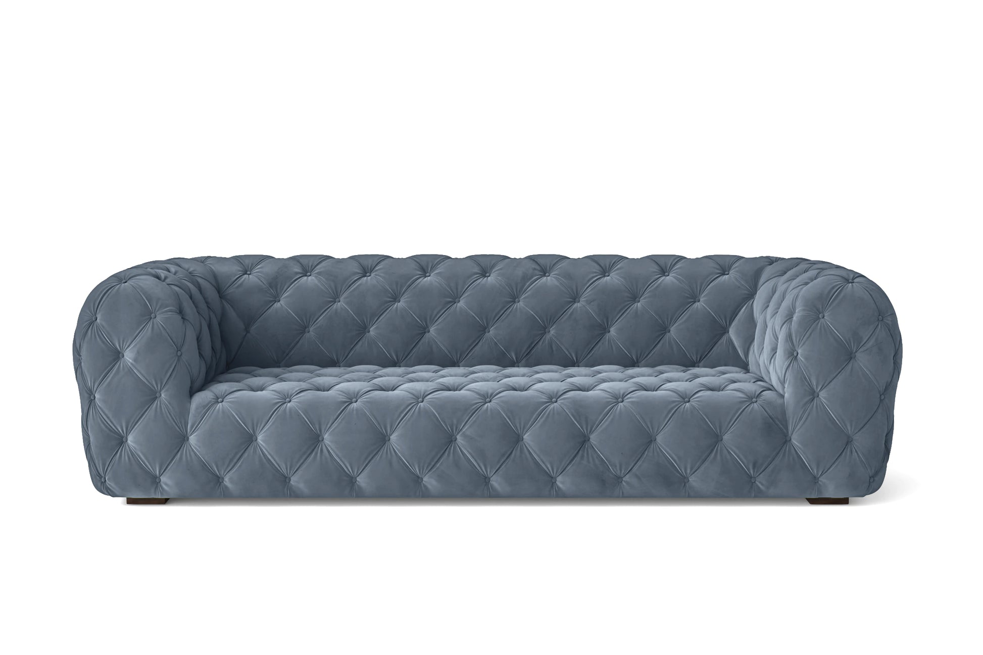 Lecce 3 Seater Sofa Baby Blue Velvet