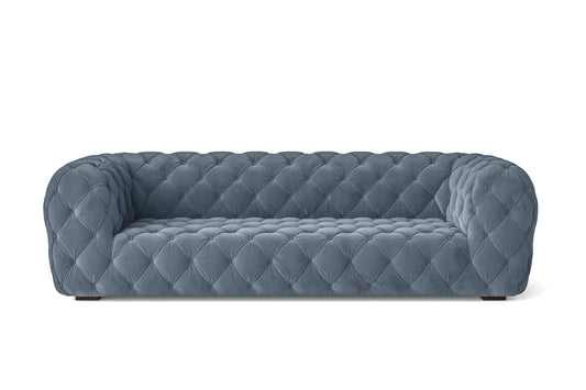 Lecce 3 Seater Sofa Baby Blue Velvet