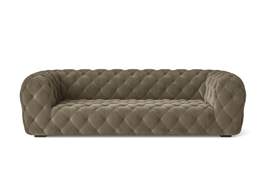 Lecce 3 Seater Sofa Sand Velvet