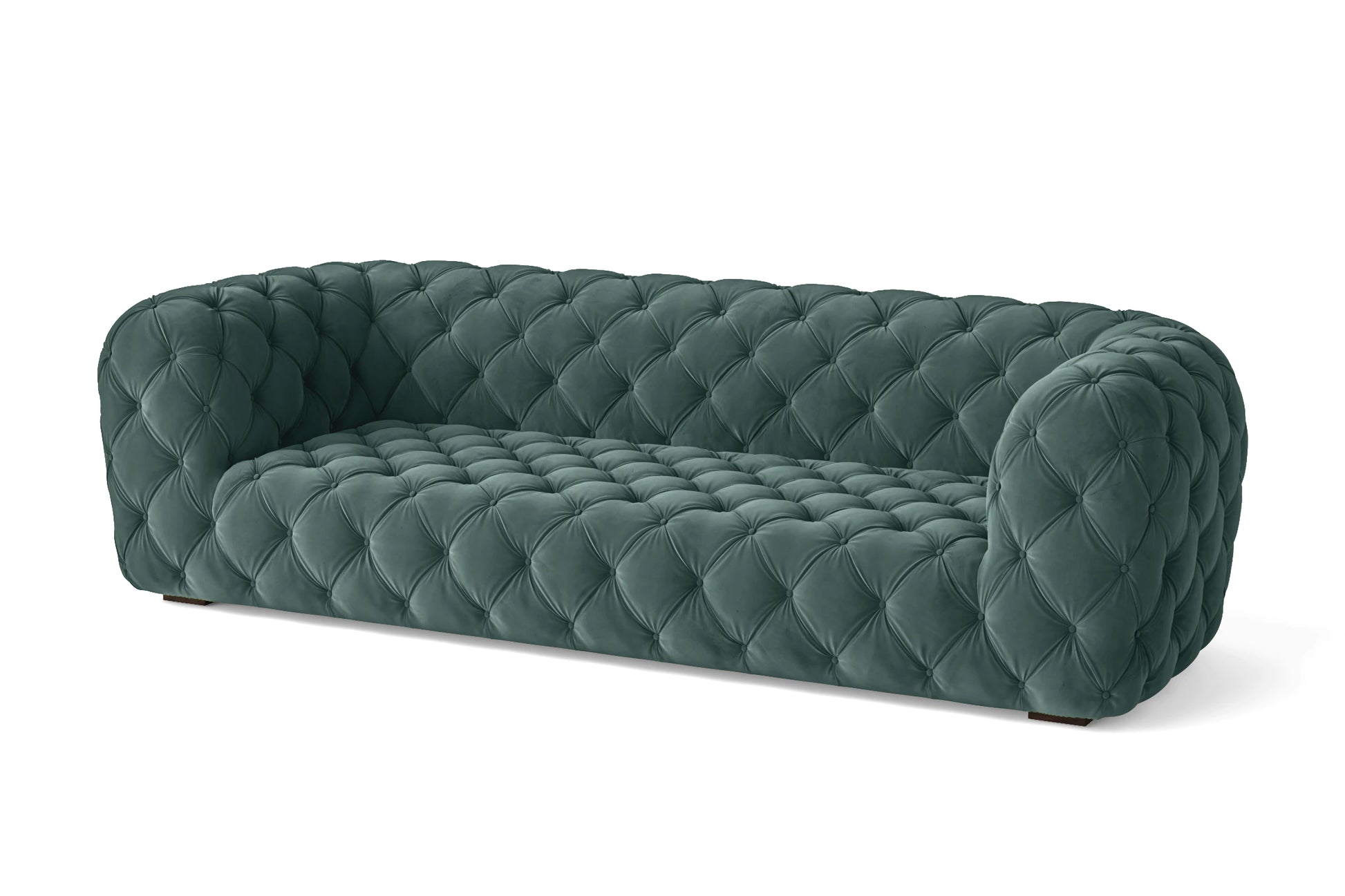 Lecce 3 Seater Sofa Teal Velvet