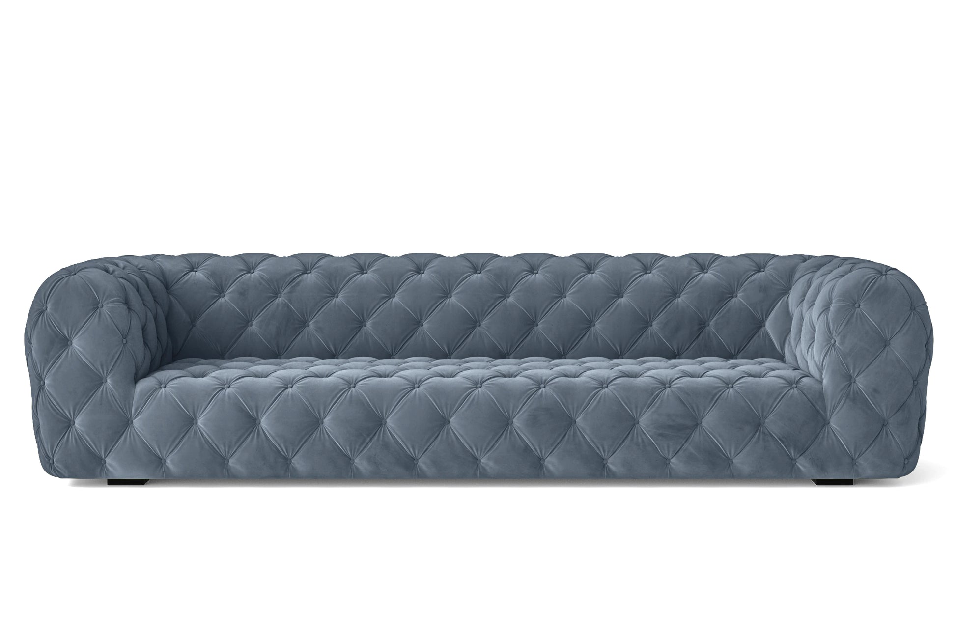 Lecce 4 Seater Sofa Baby Blue Velvet