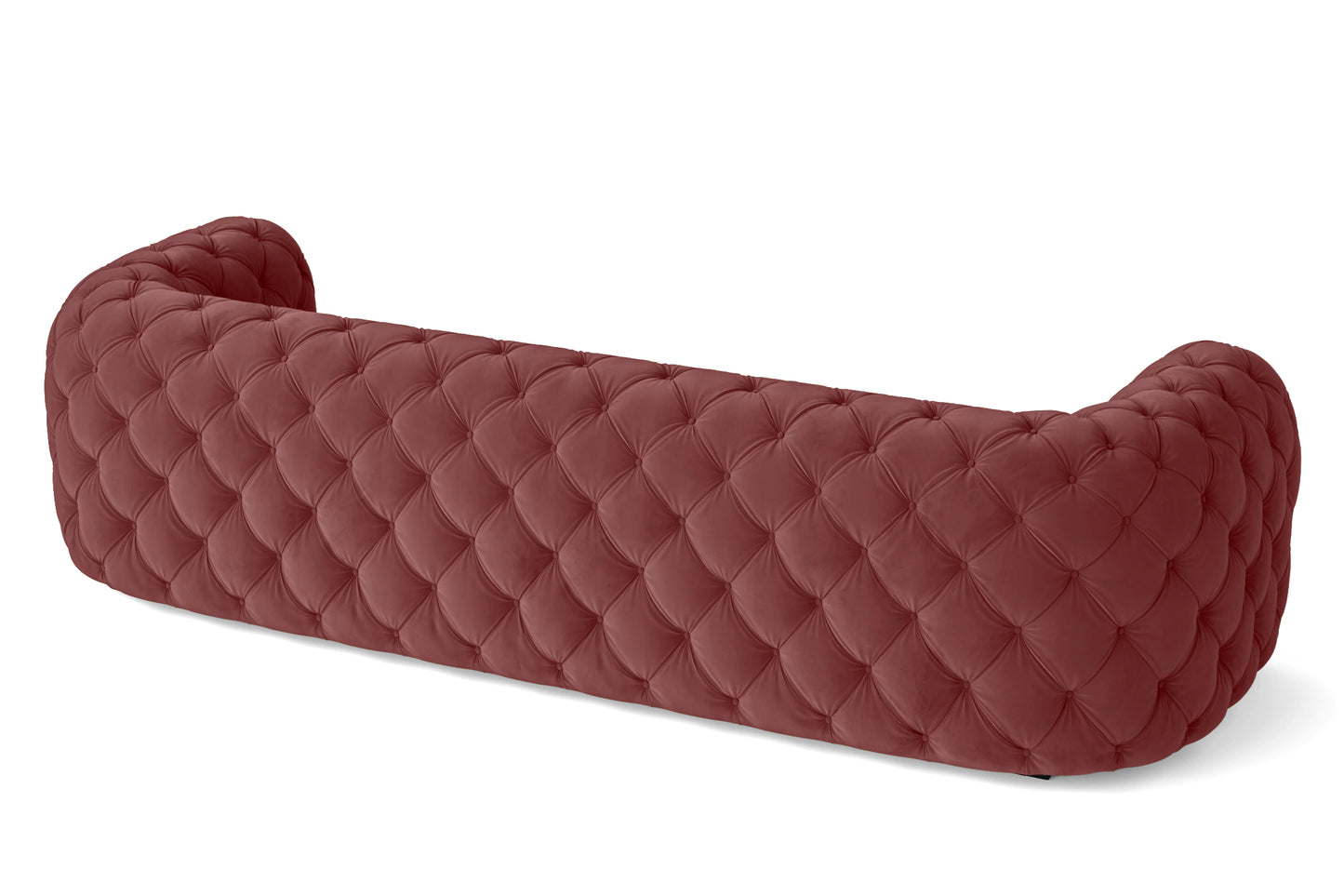 Lecce 4 Seater Sofa Pink Velvet