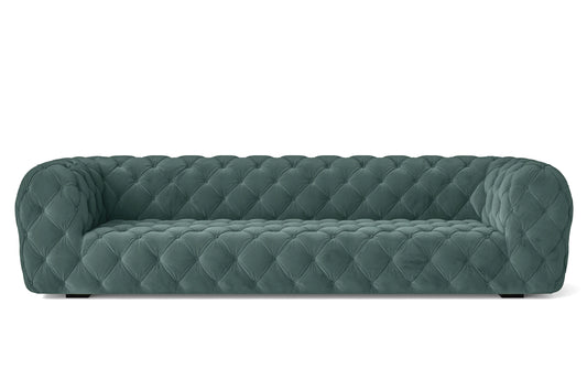 Lecce 4 Seater Sofa Teal Velvet