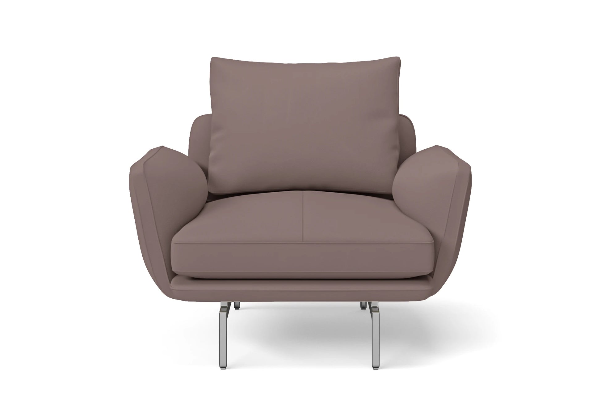 Legnano Armchair Rose Taupe Leather