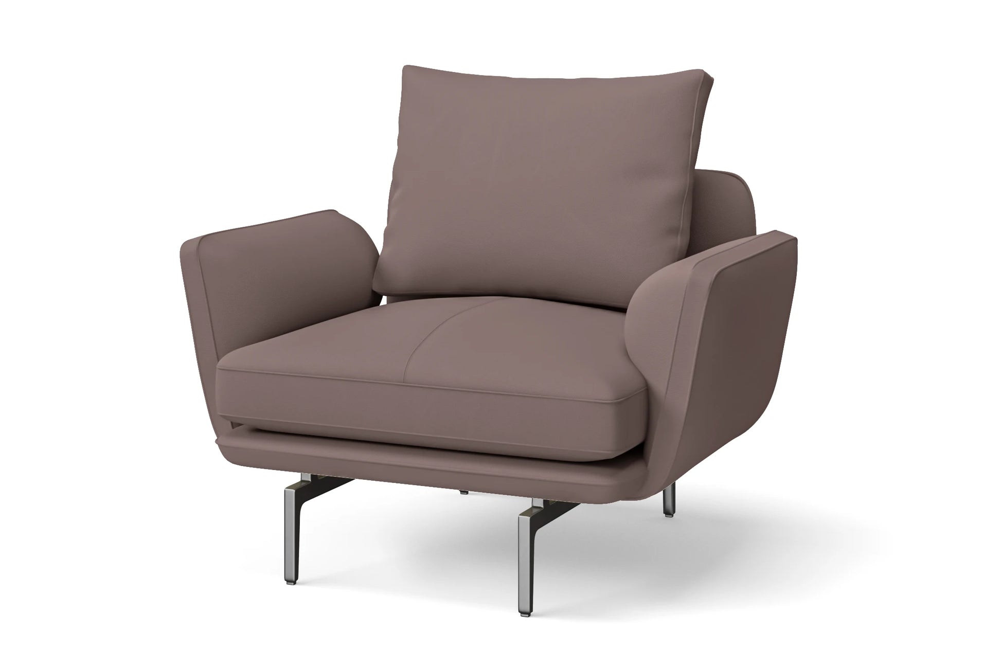 Legnano Armchair Rose Taupe Leather