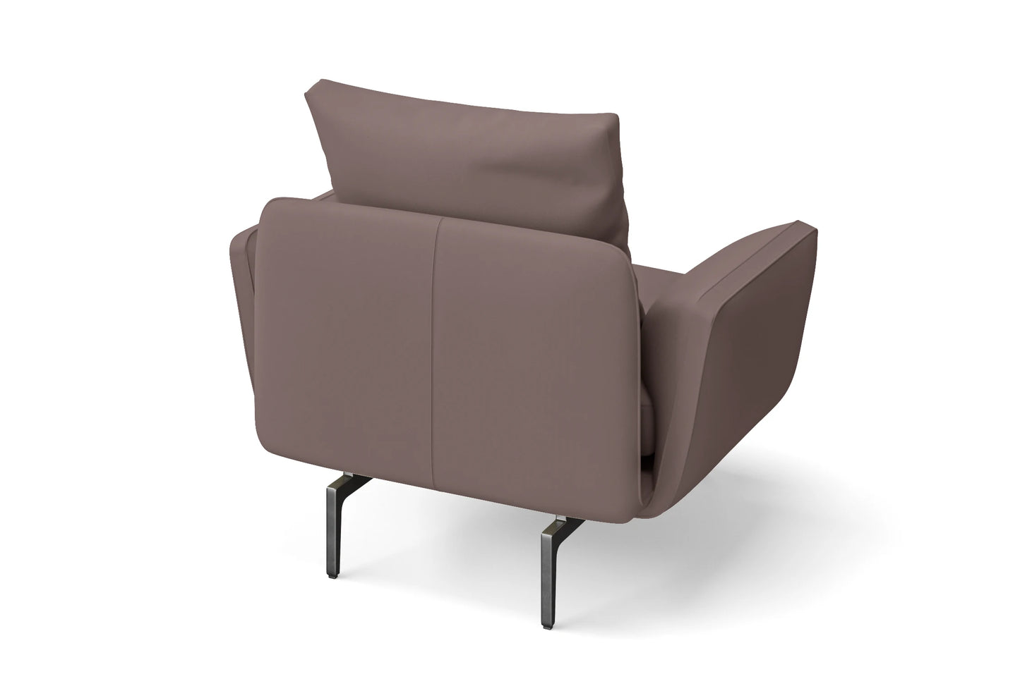 Legnano Armchair Rose Taupe Leather