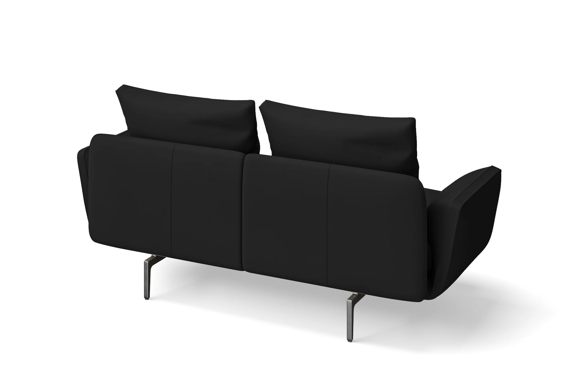 Legnano 2 Seater Sofa Black Leather