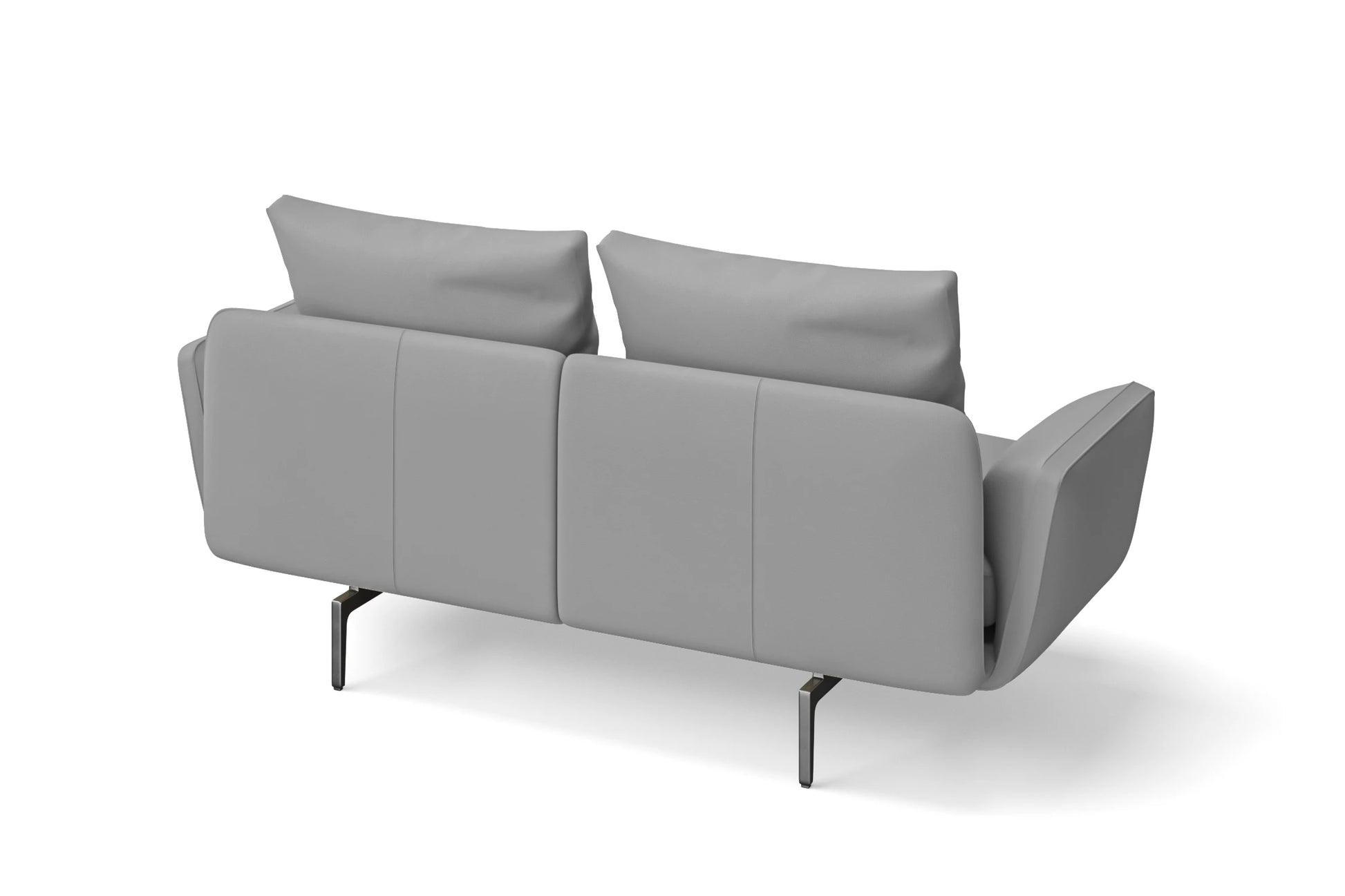 Legnano 2 Seater Sofa Grey Leather