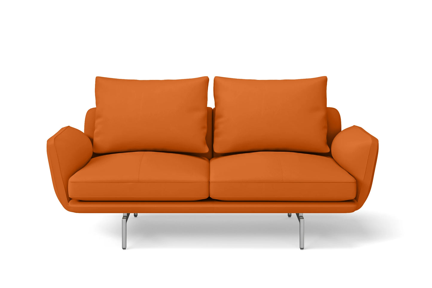 Legnano 2 Seater Sofa Orange Leather