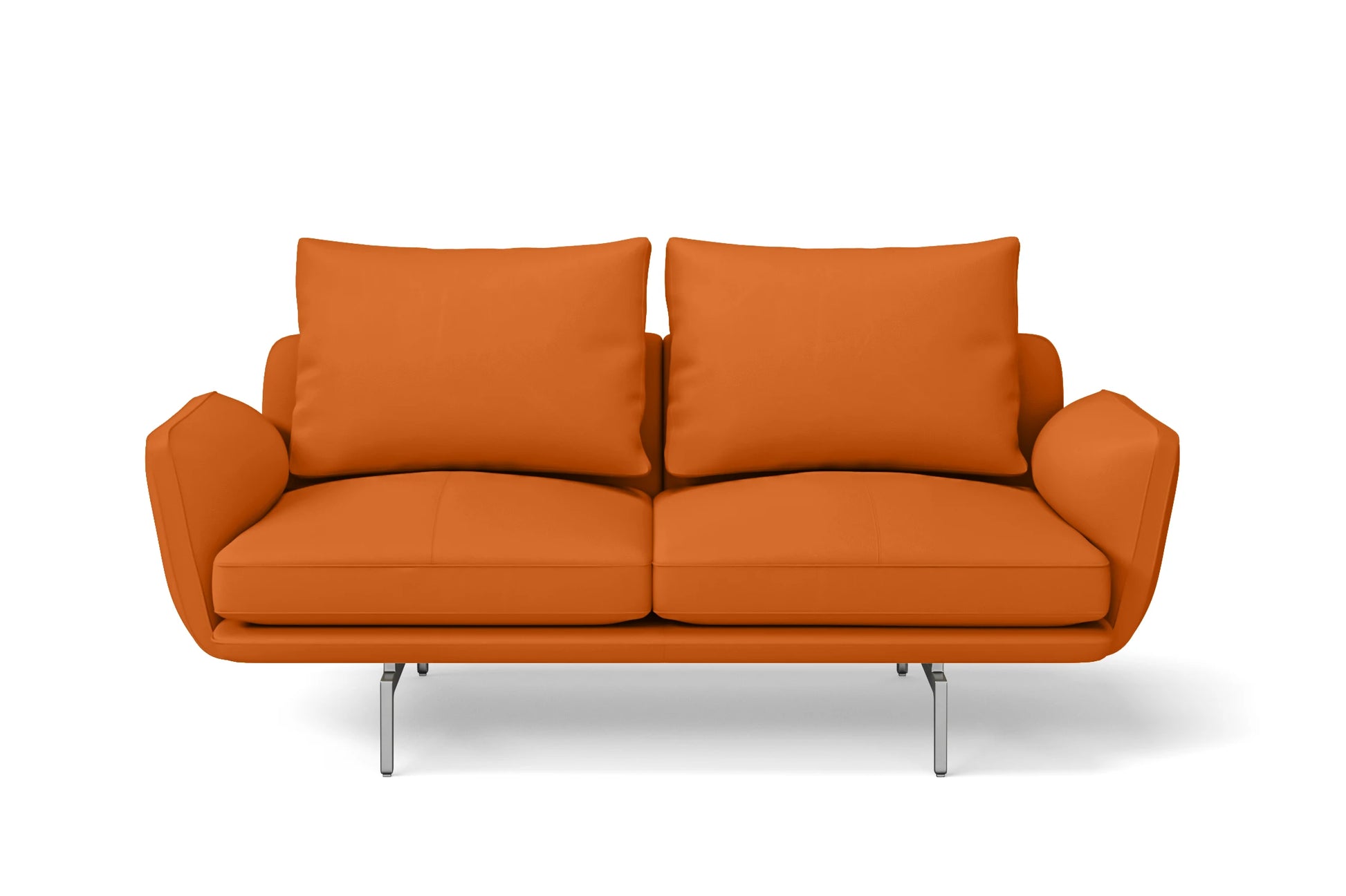 Legnano 2 Seater Sofa Orange Leather