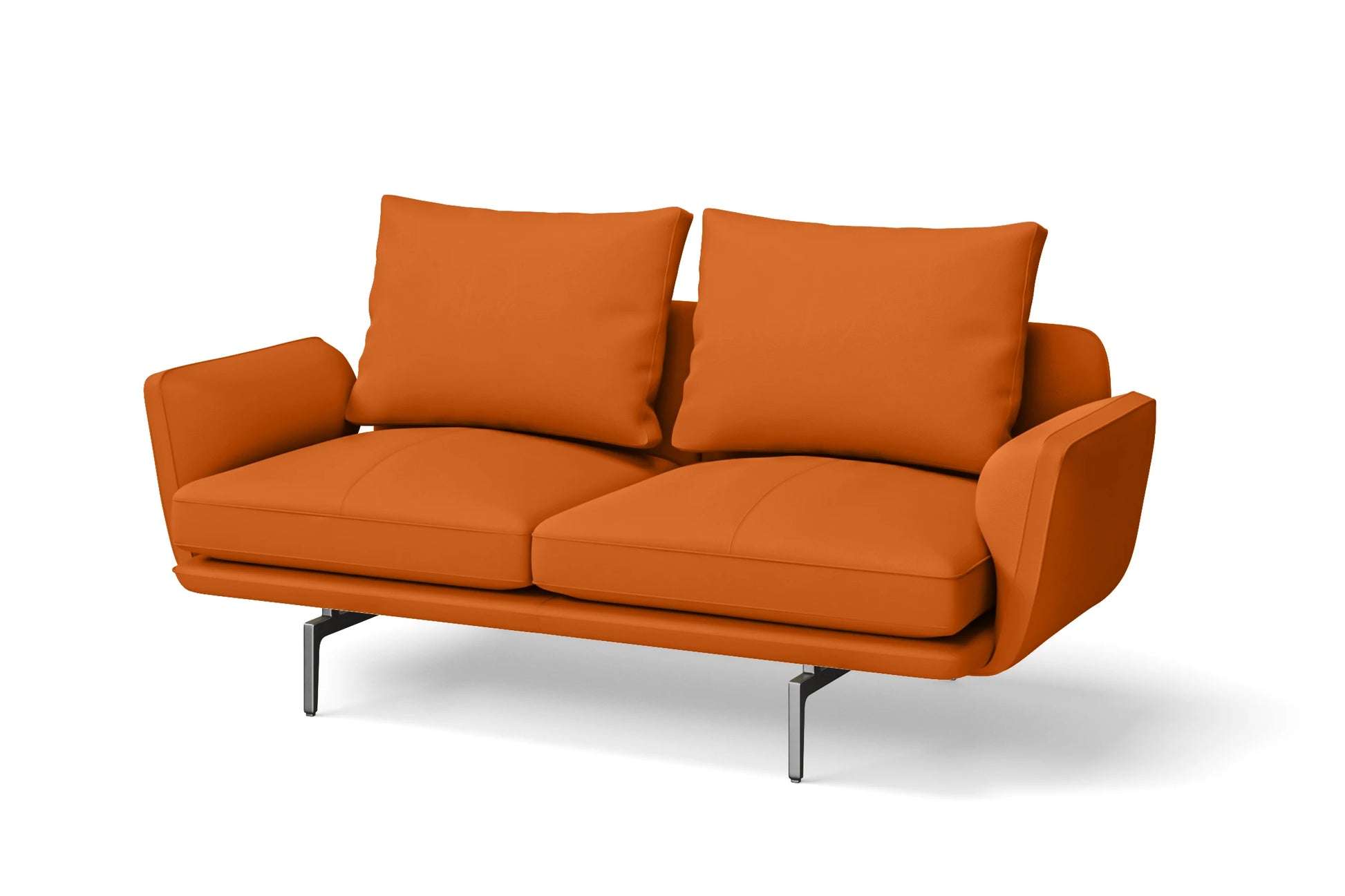 Legnano 2 Seater Sofa Orange Leather