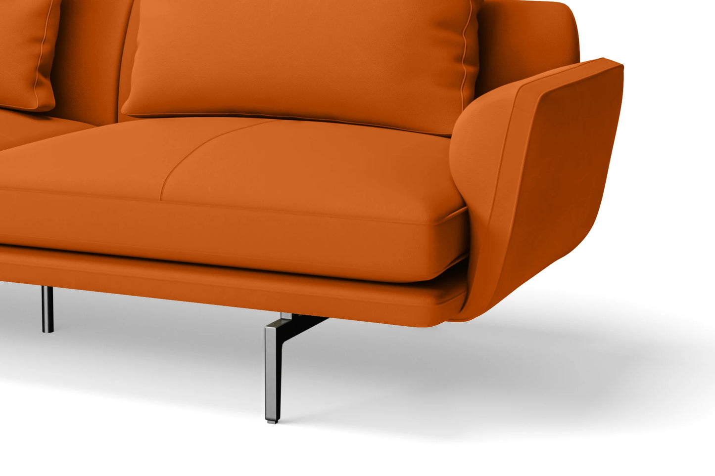 Legnano 2 Seater Sofa Orange Leather