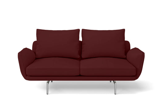 Legnano 2 Seater Sofa Red Leather