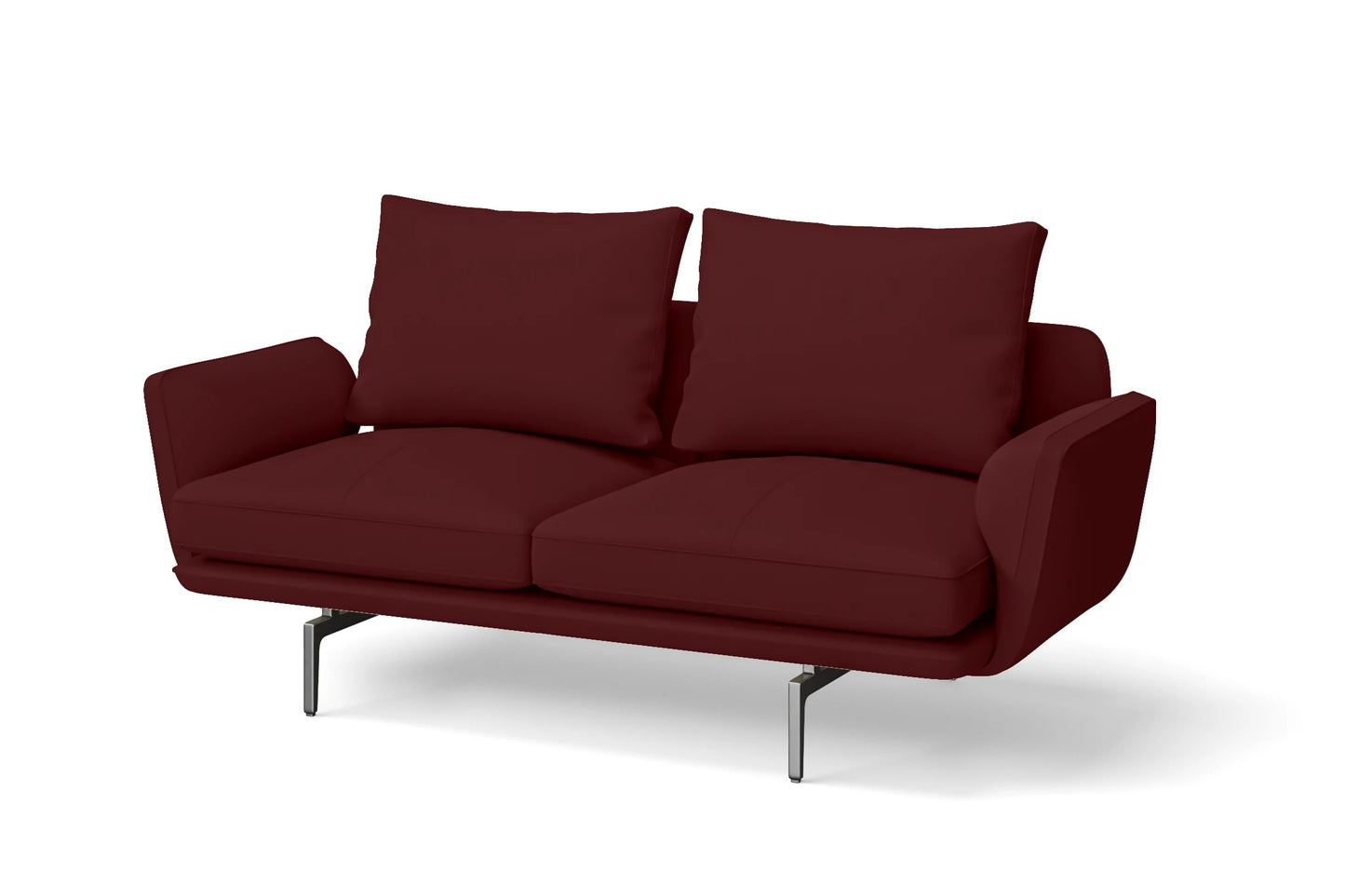 Legnano 2 Seater Sofa Red Leather