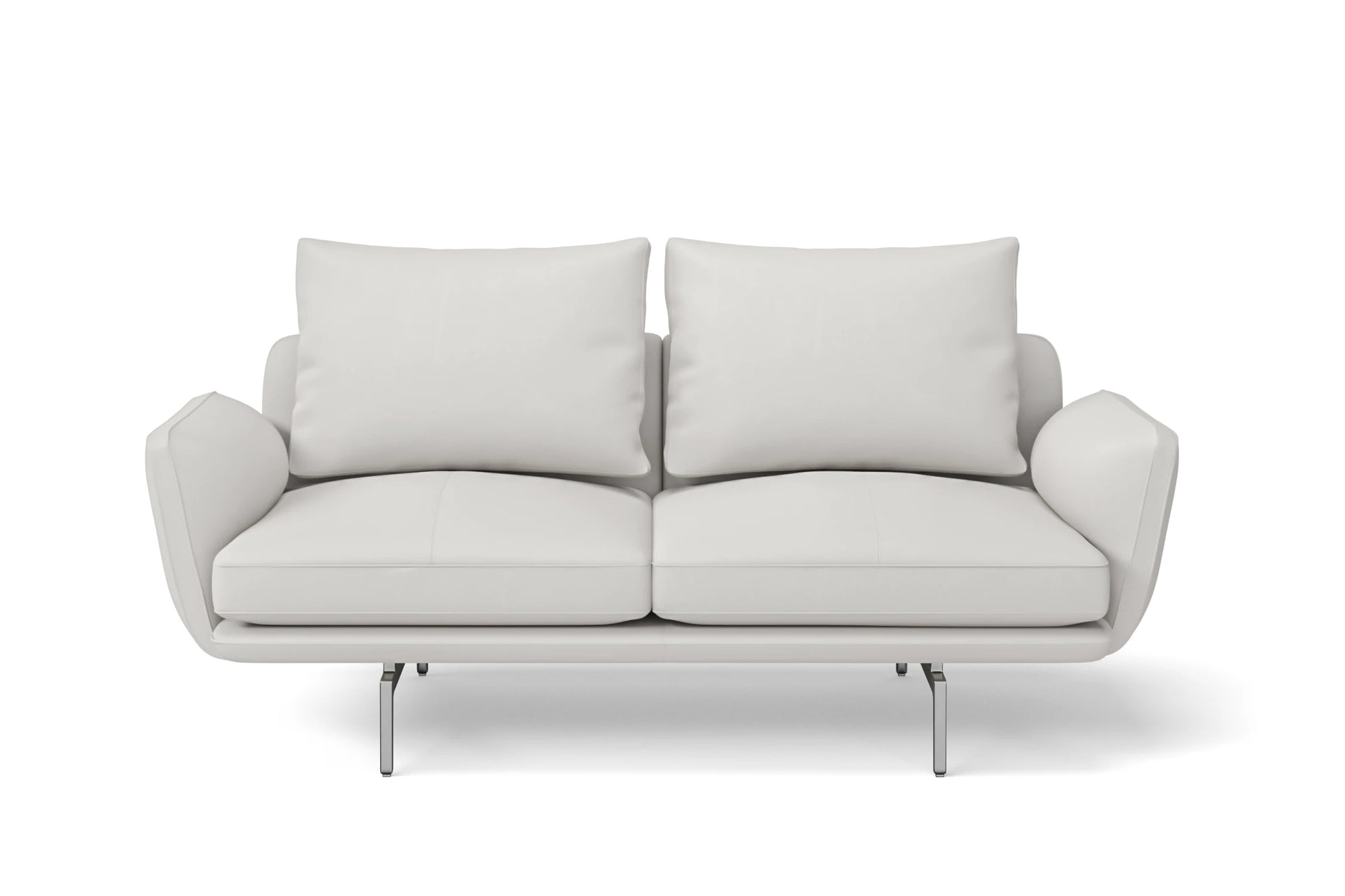 Legnano 2 Seater Sofa White Leather