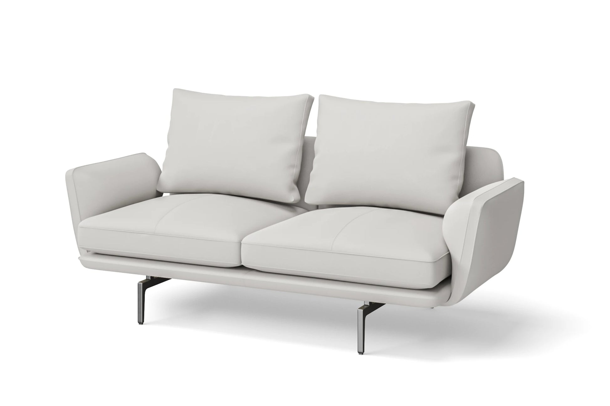 Legnano 2 Seater Sofa White Leather