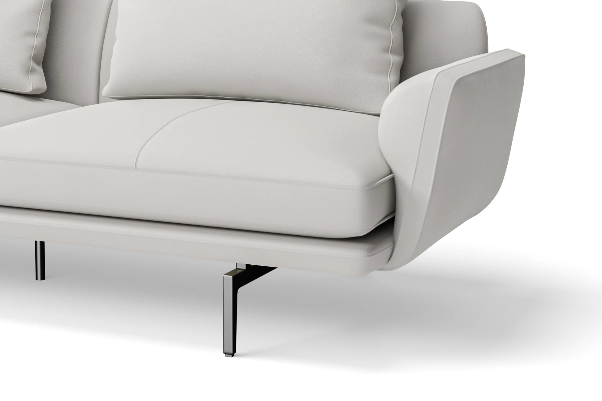 Legnano 2 Seater Sofa White Leather