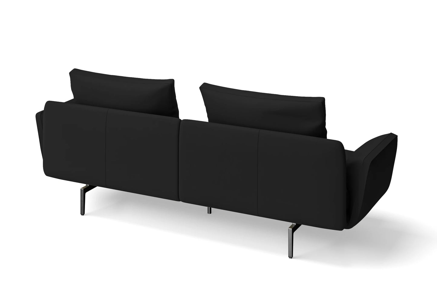 Legnano 3 Seater Sofa Black Leather