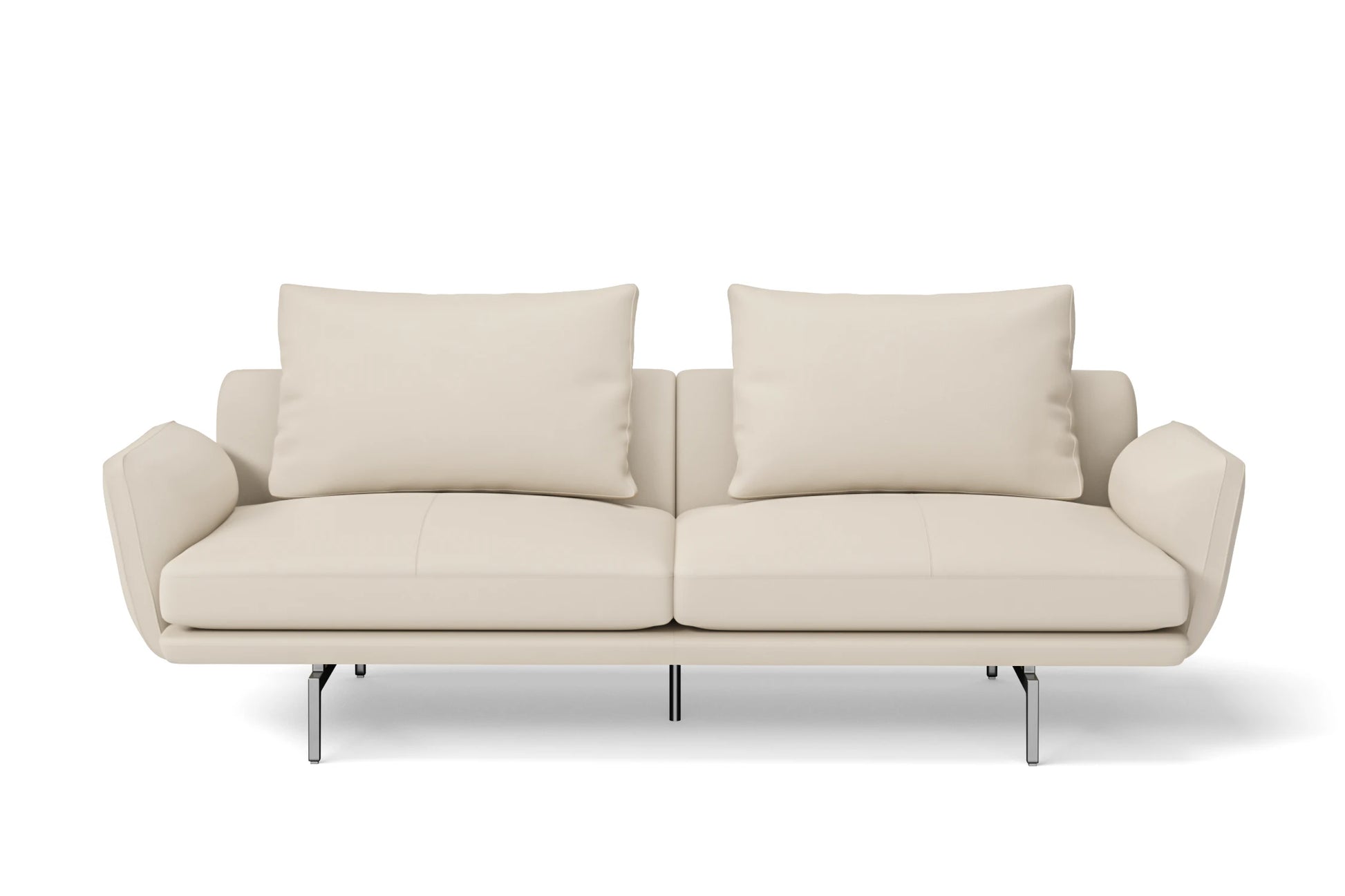 Legnano 3 Seater Sofa Cream Leather