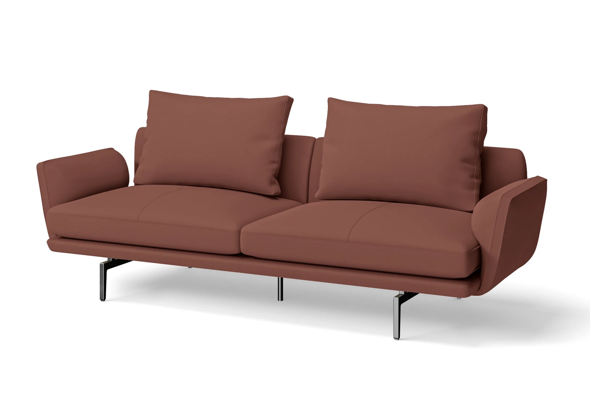 Legnano 3 Seater Sofa Mauve Leather