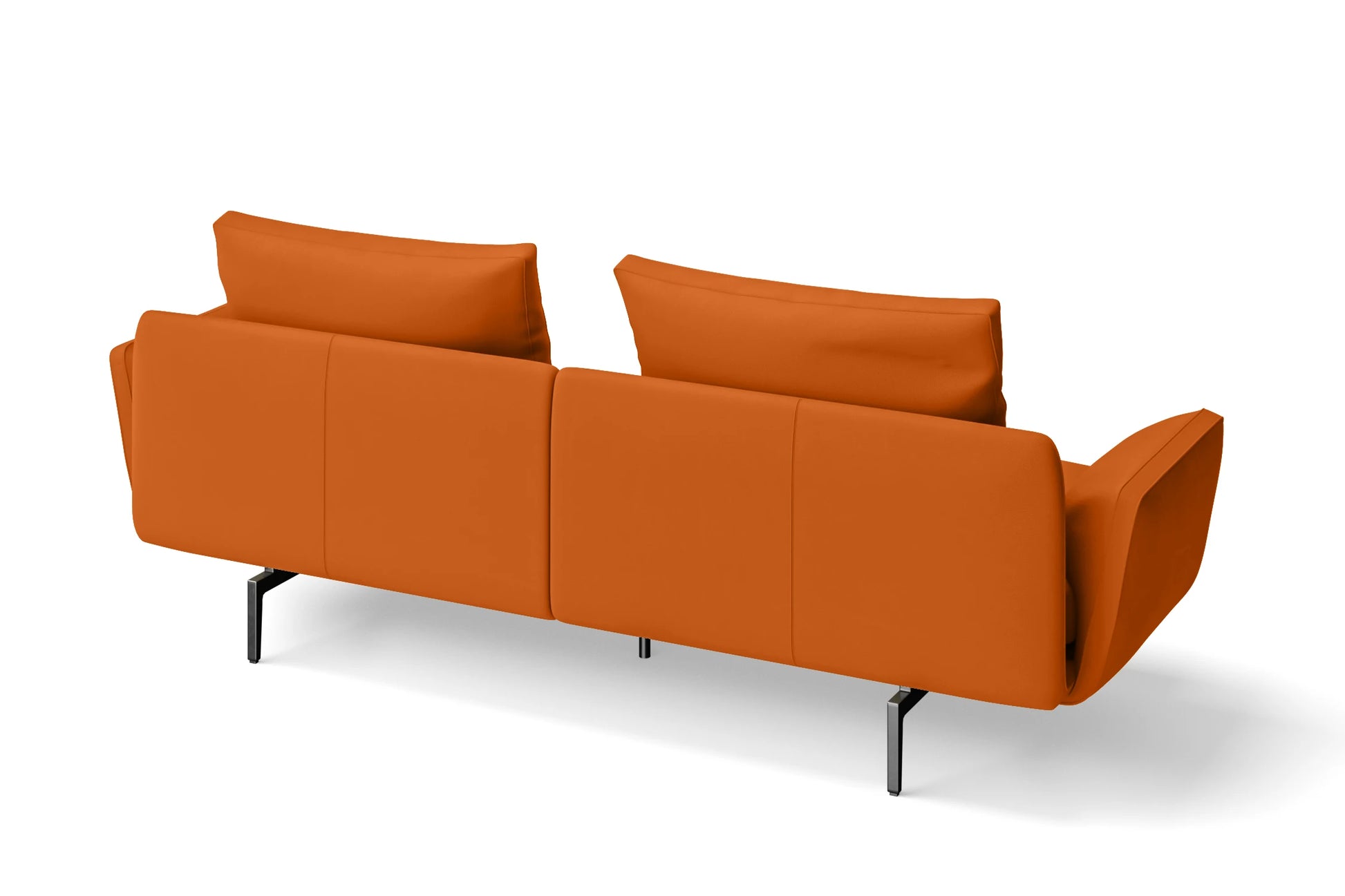 Legnano 3 Seater Sofa Orange Leather