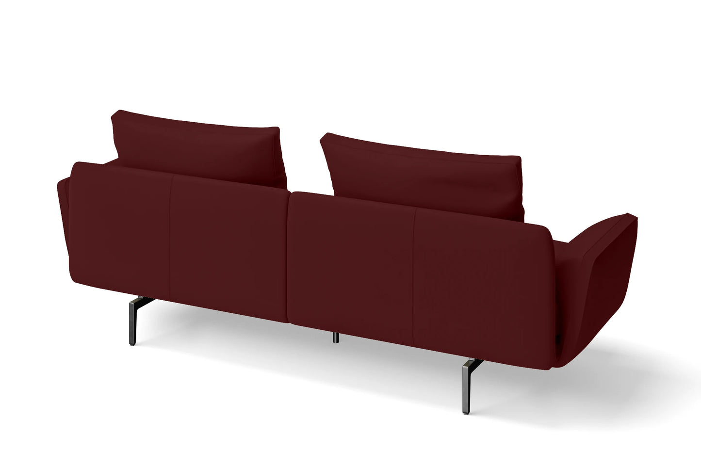 Legnano 3 Seater Sofa Red Leather