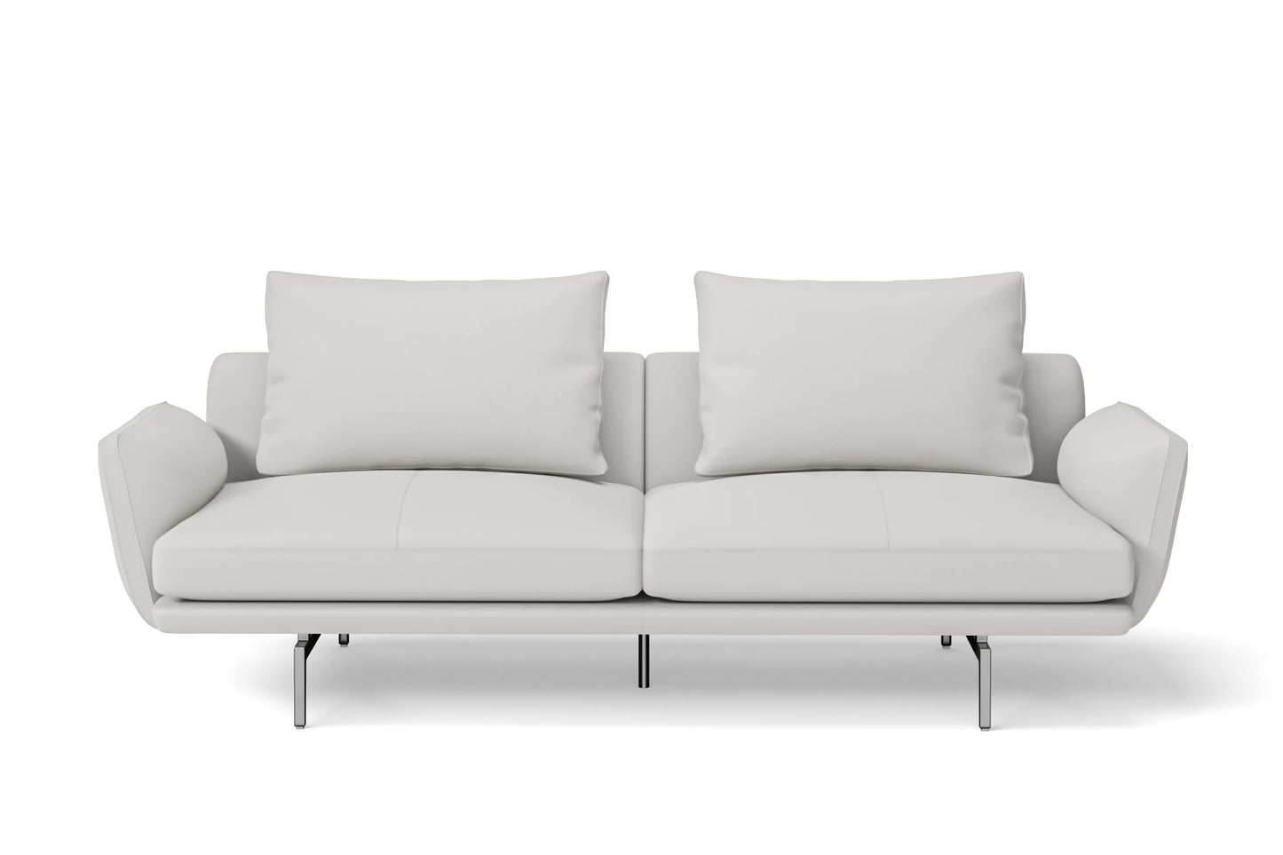 Legnano 3 Seater Sofa White Leather