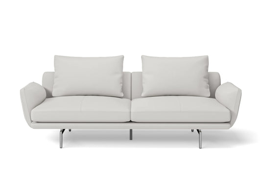 Legnano 3 Seater Sofa White Leather