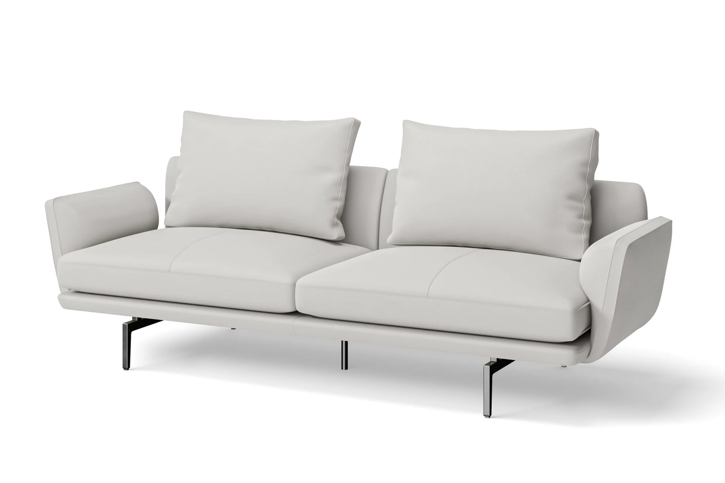 Legnano 3 Seater Sofa White Leather