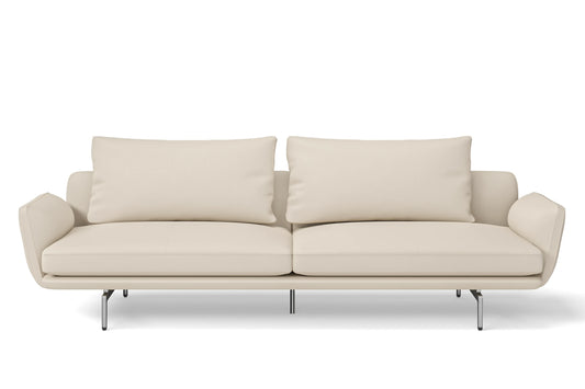 Legnano 4 Seater Sofa Cream Leather