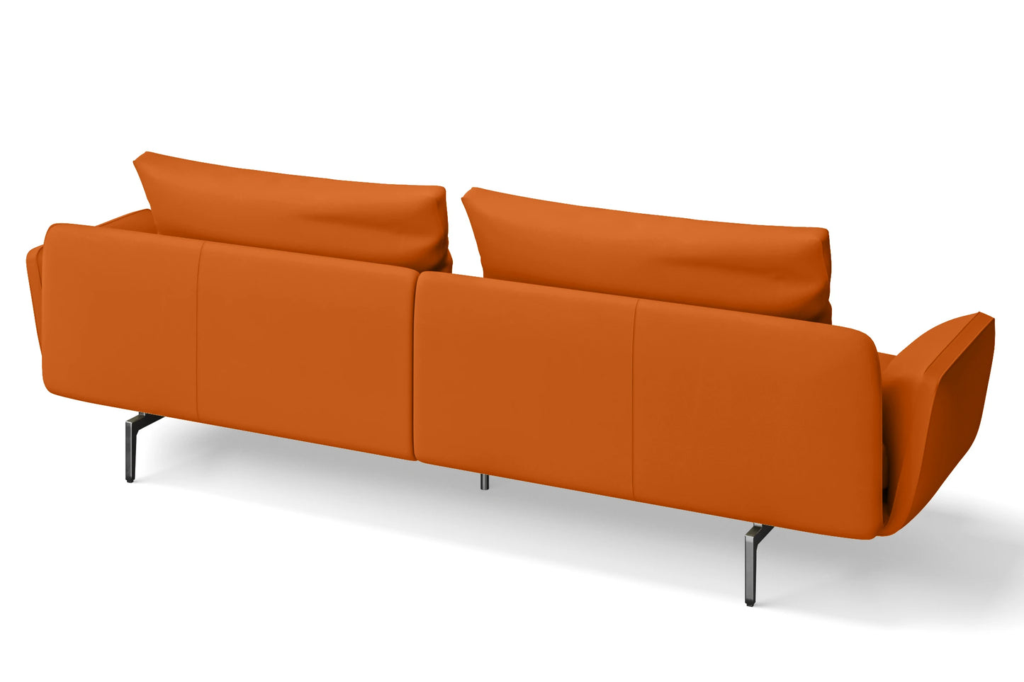 Legnano 4 Seater Sofa Orange Leather