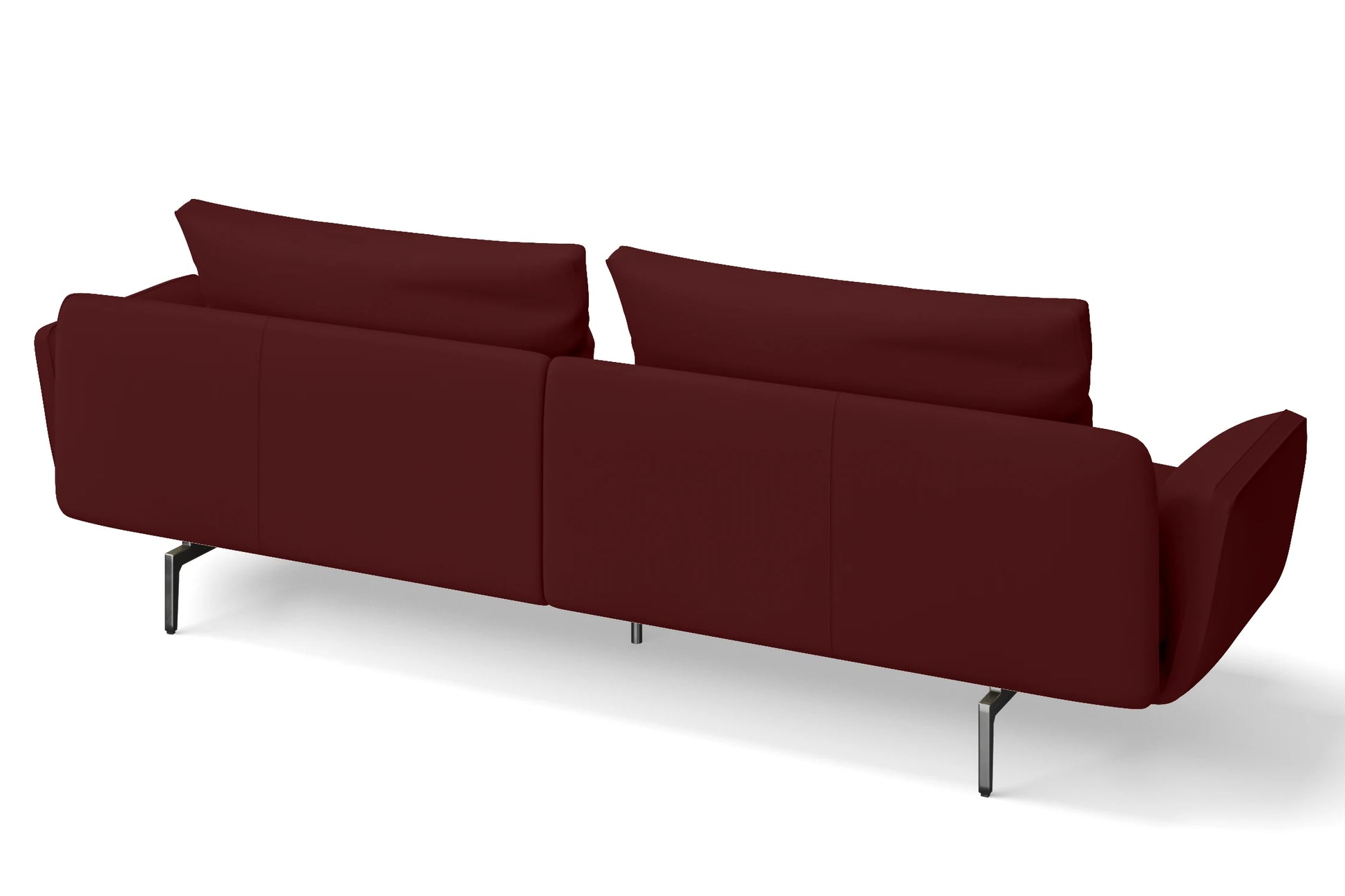 Legnano 4 Seater Sofa Red Leather