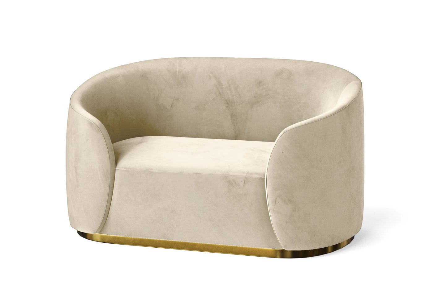 Livorno Armchair Cream Velvet