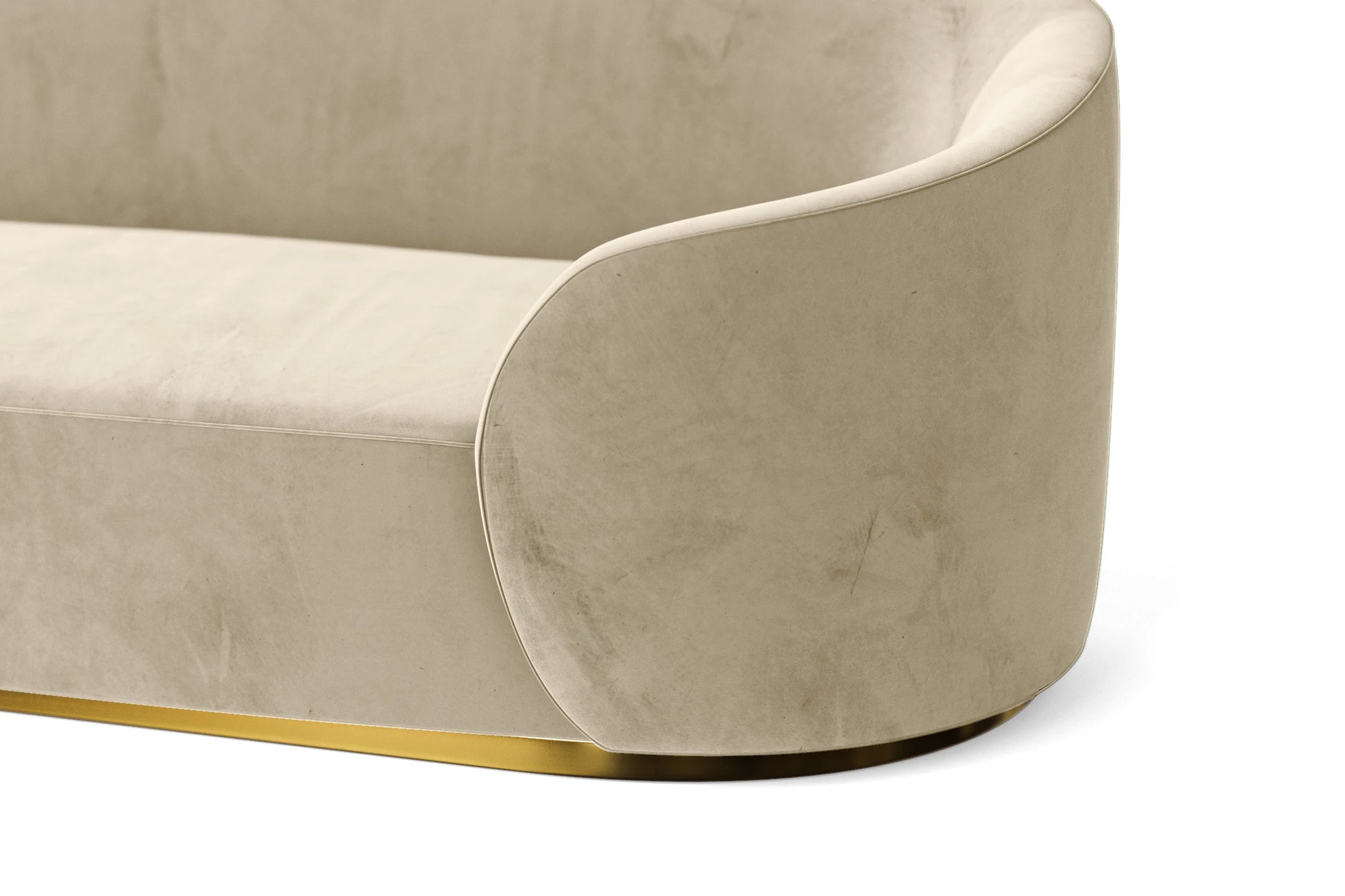 Livorno Armchair Cream Velvet