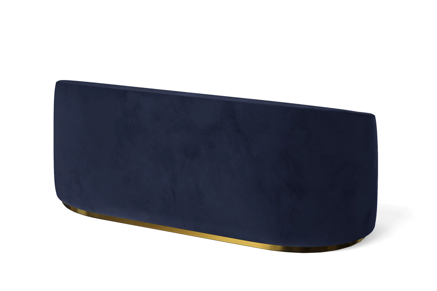 Livorno 2 Seater Sofa Dark Blue Velvet