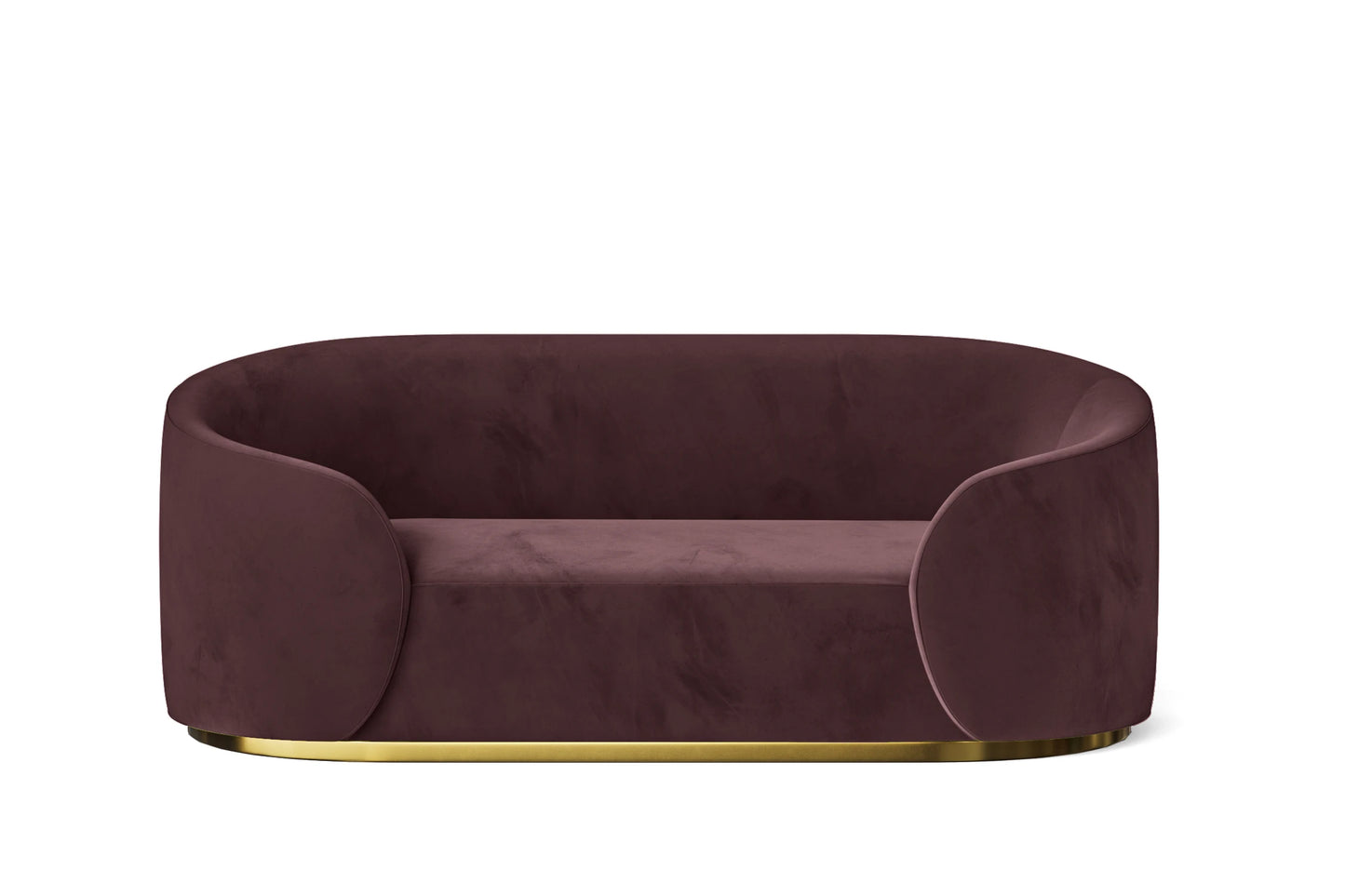 Livorno 2 Seater Sofa Grape Velvet