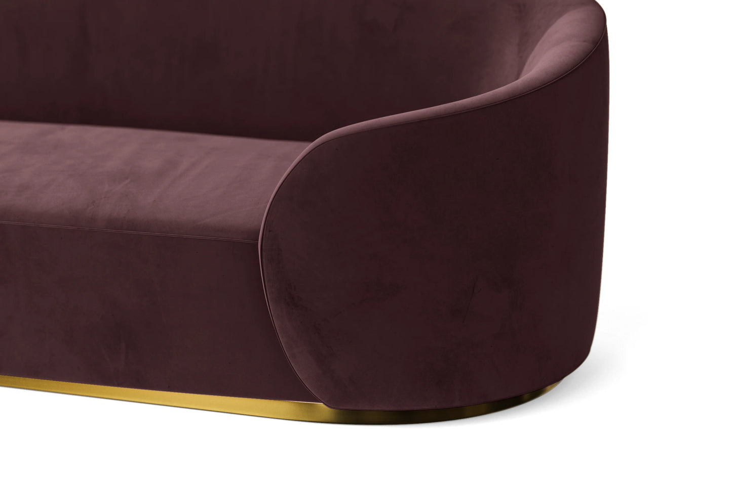 Livorno 2 Seater Sofa Grape Velvet