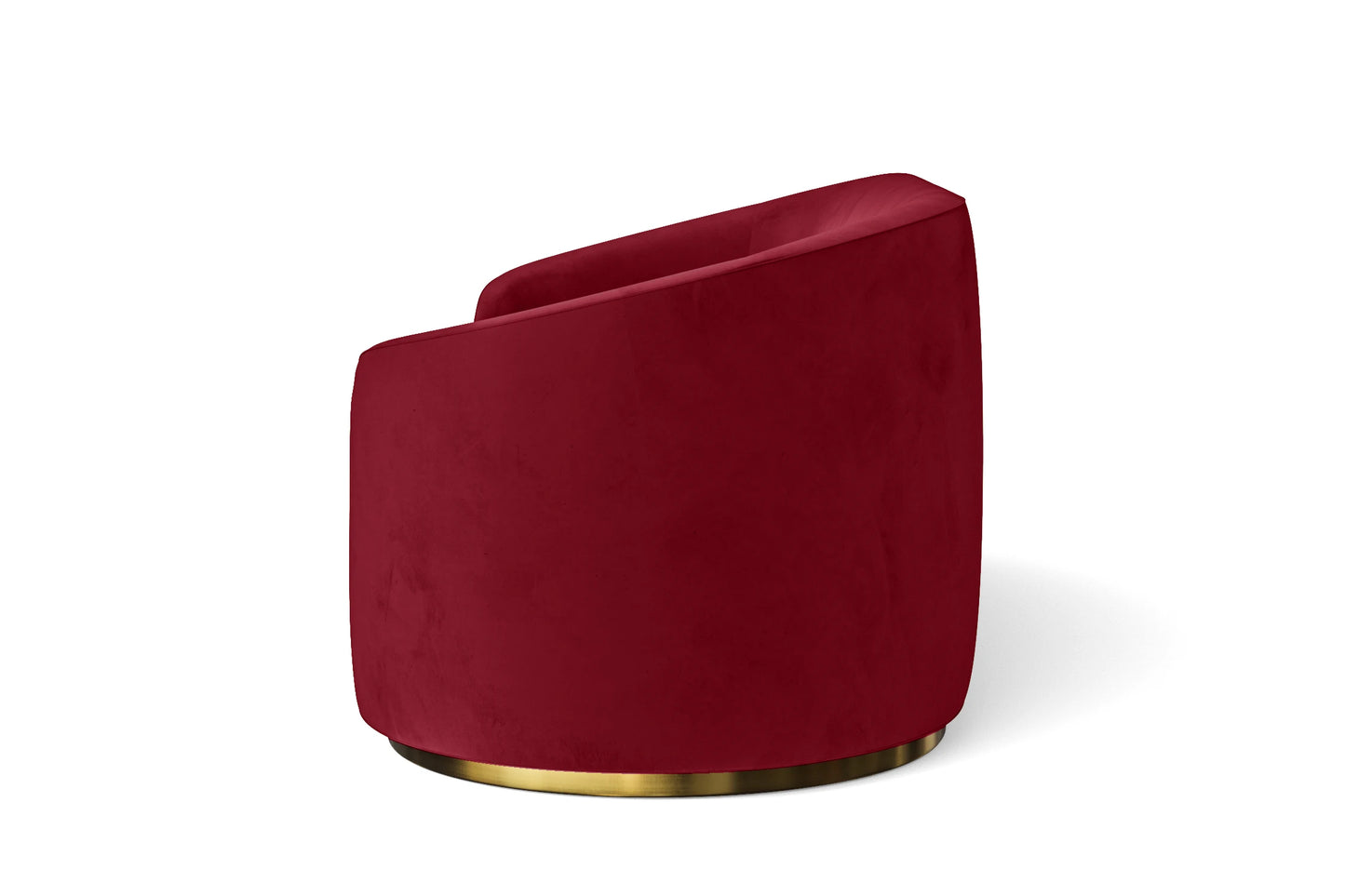 Livorno 2 Seater Sofa Red Velvet