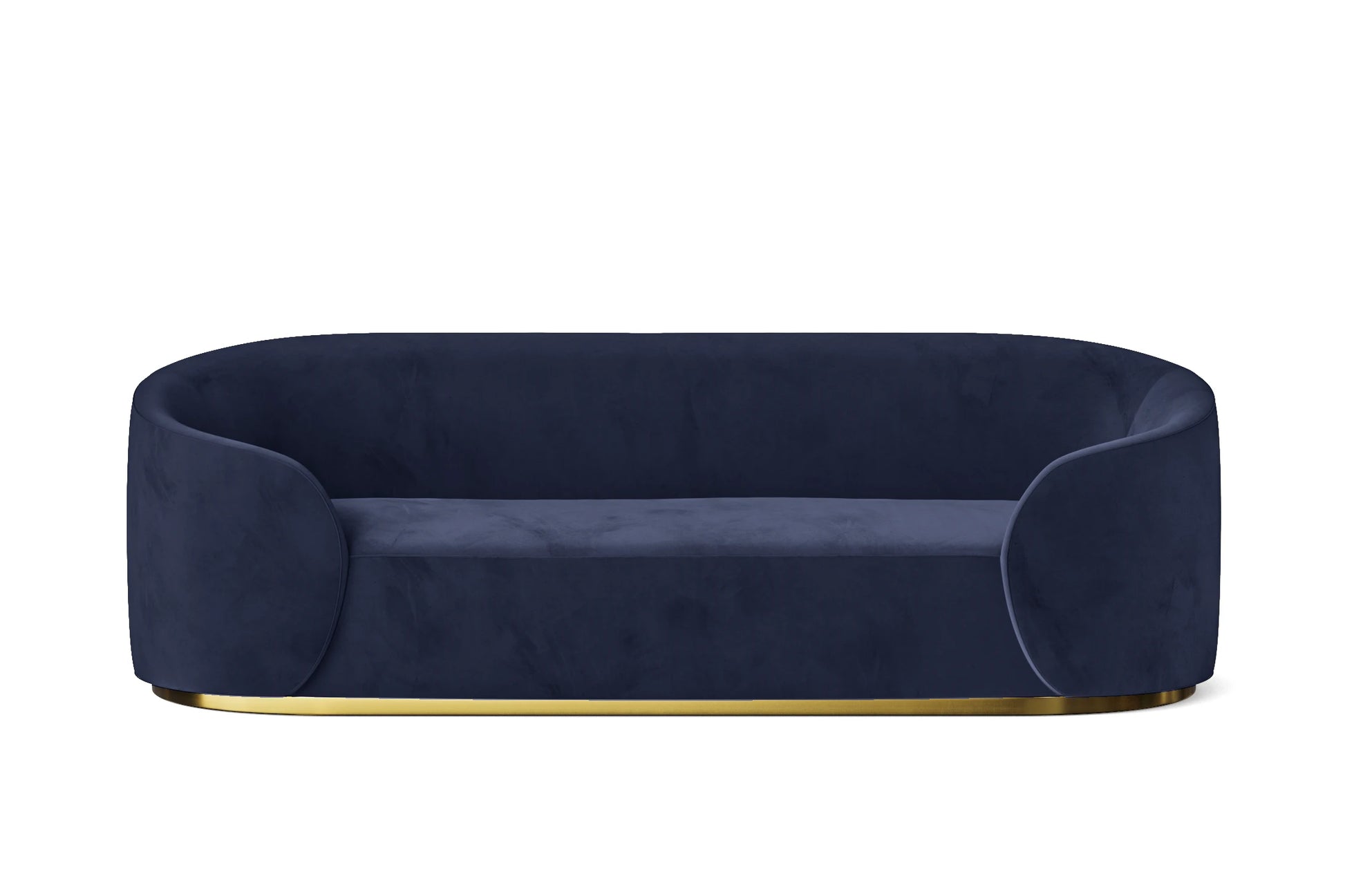 Livorno 3 Seater Sofa Dark Blue Velvet