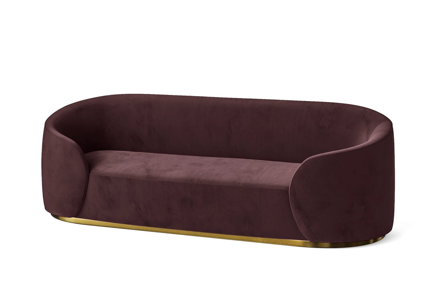 Livorno 3 Seater Sofa Grape Velvet