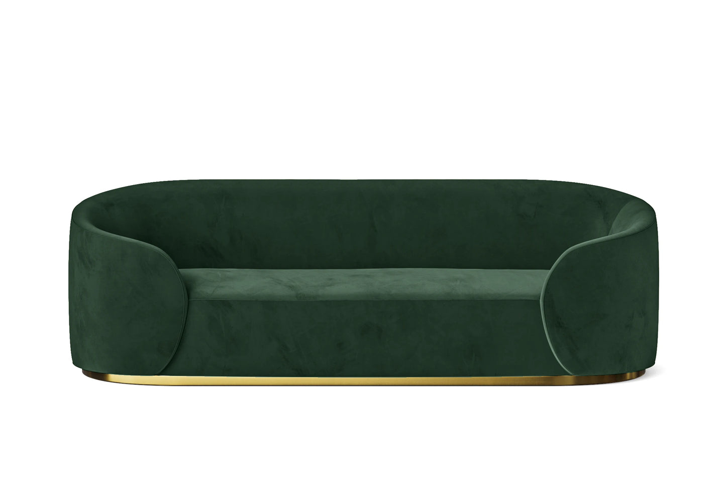 Livorno 3 Seater Sofa Green Velvet