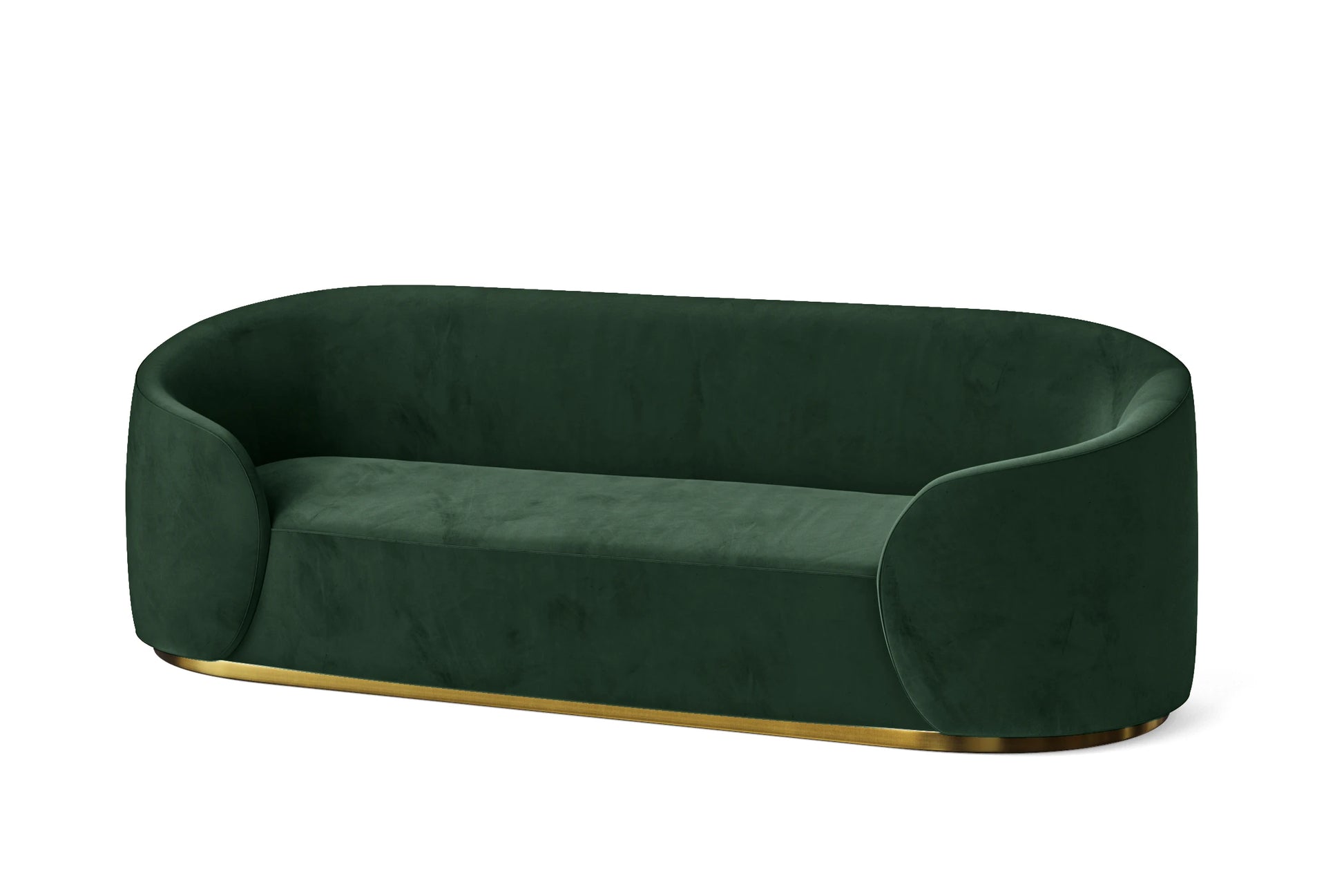 Livorno 3 Seater Sofa Green Velvet