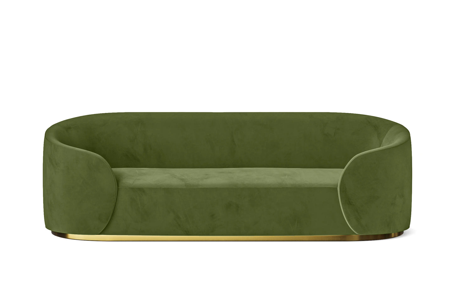 Livorno 3 Seater Sofa Lime Velvet