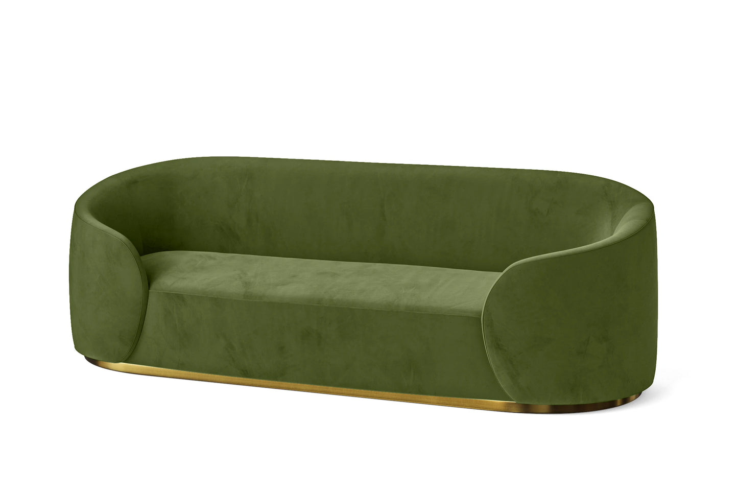 Livorno 3 Seater Sofa Lime Velvet