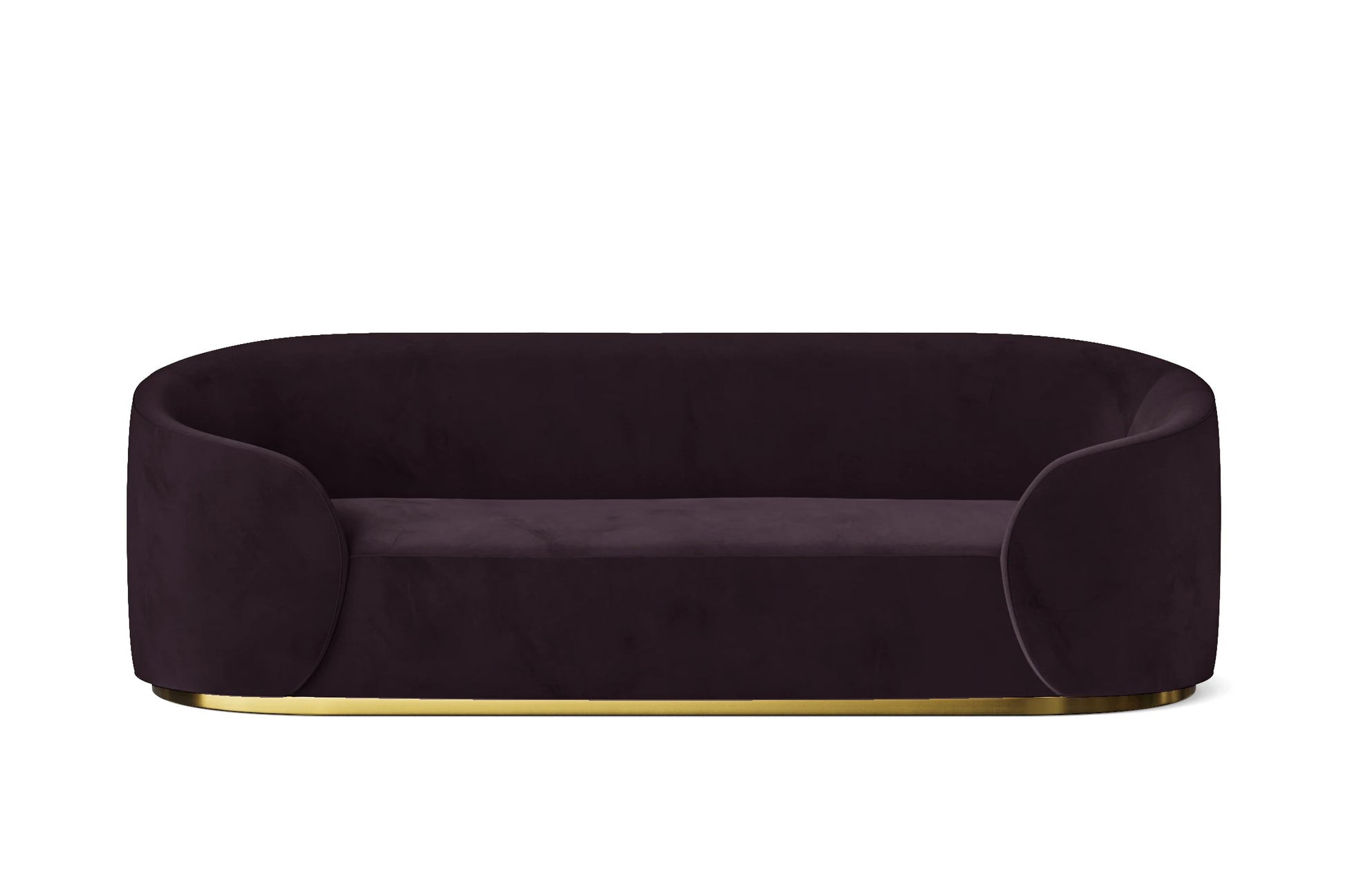 Livorno 3 Seater Sofa Purple Velvet