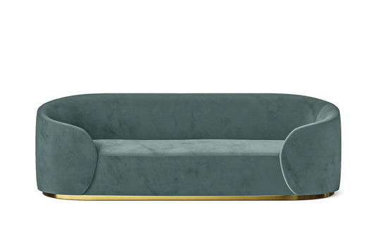 Livorno 3 Seater Sofa Teal Velvet