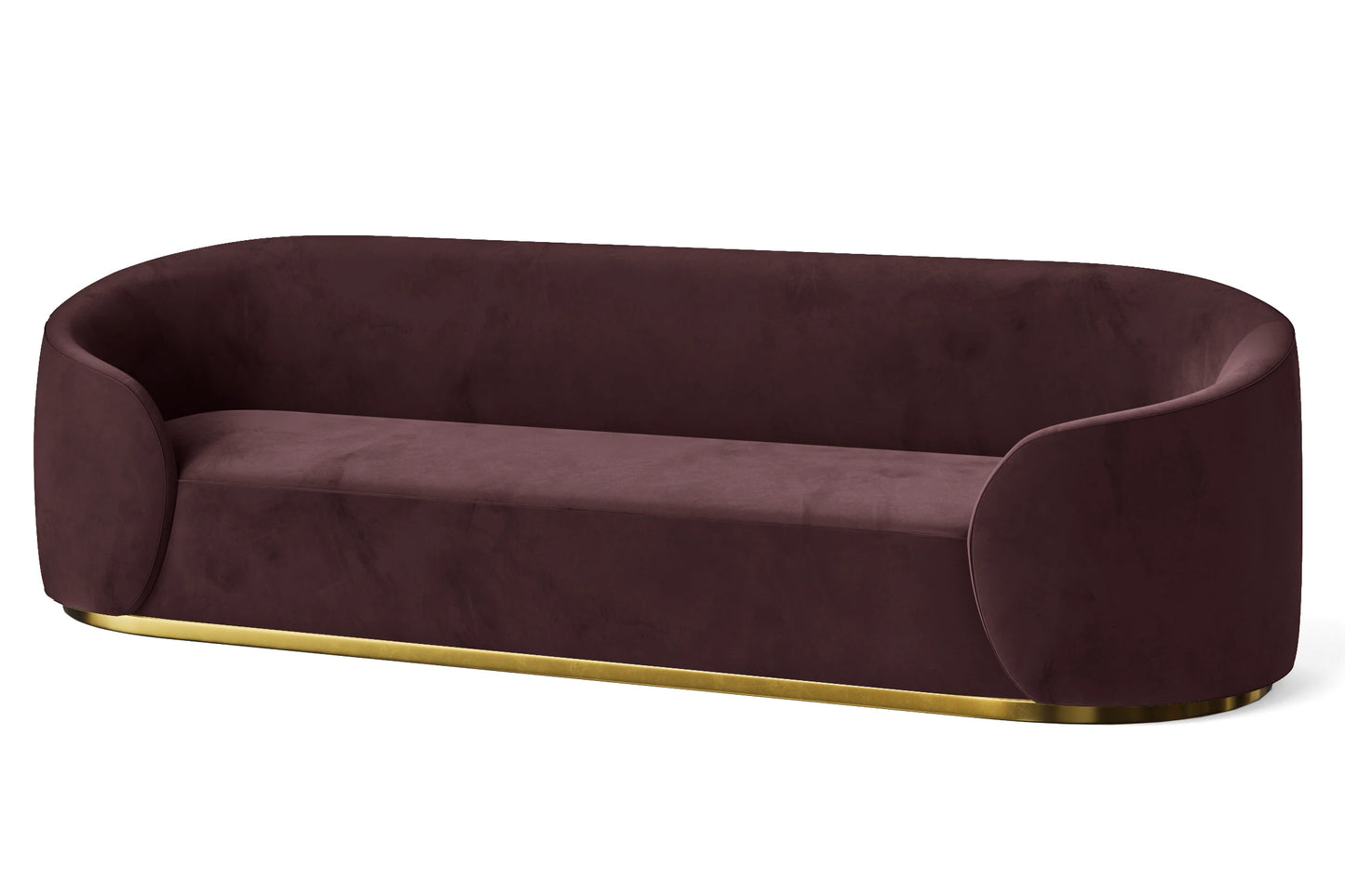 Livorno 4 Seater Sofa Grape Velvet