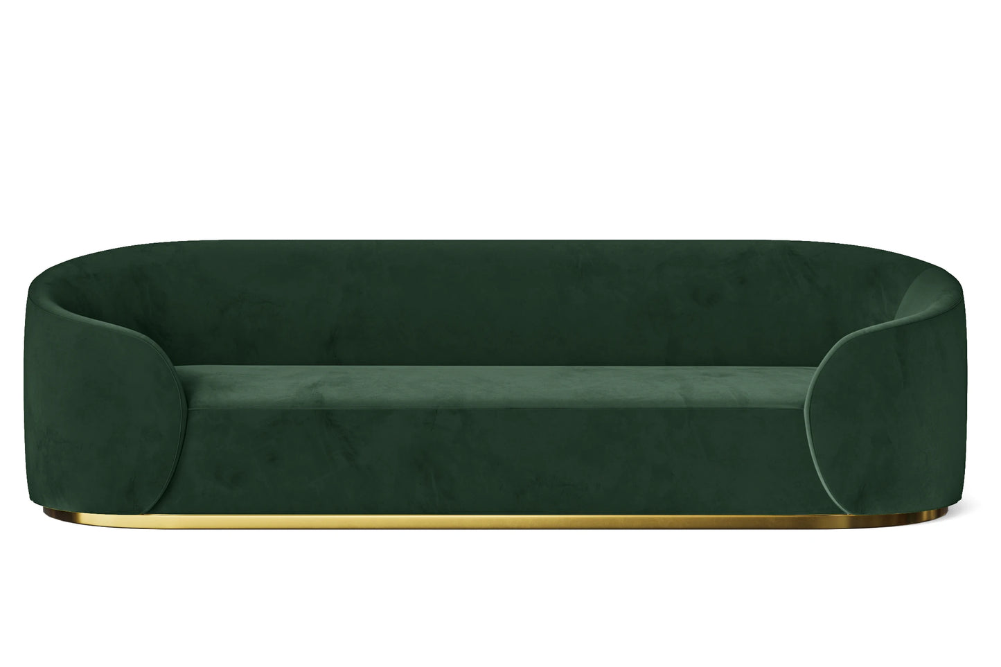 Livorno 4 Seater Sofa Green Velvet